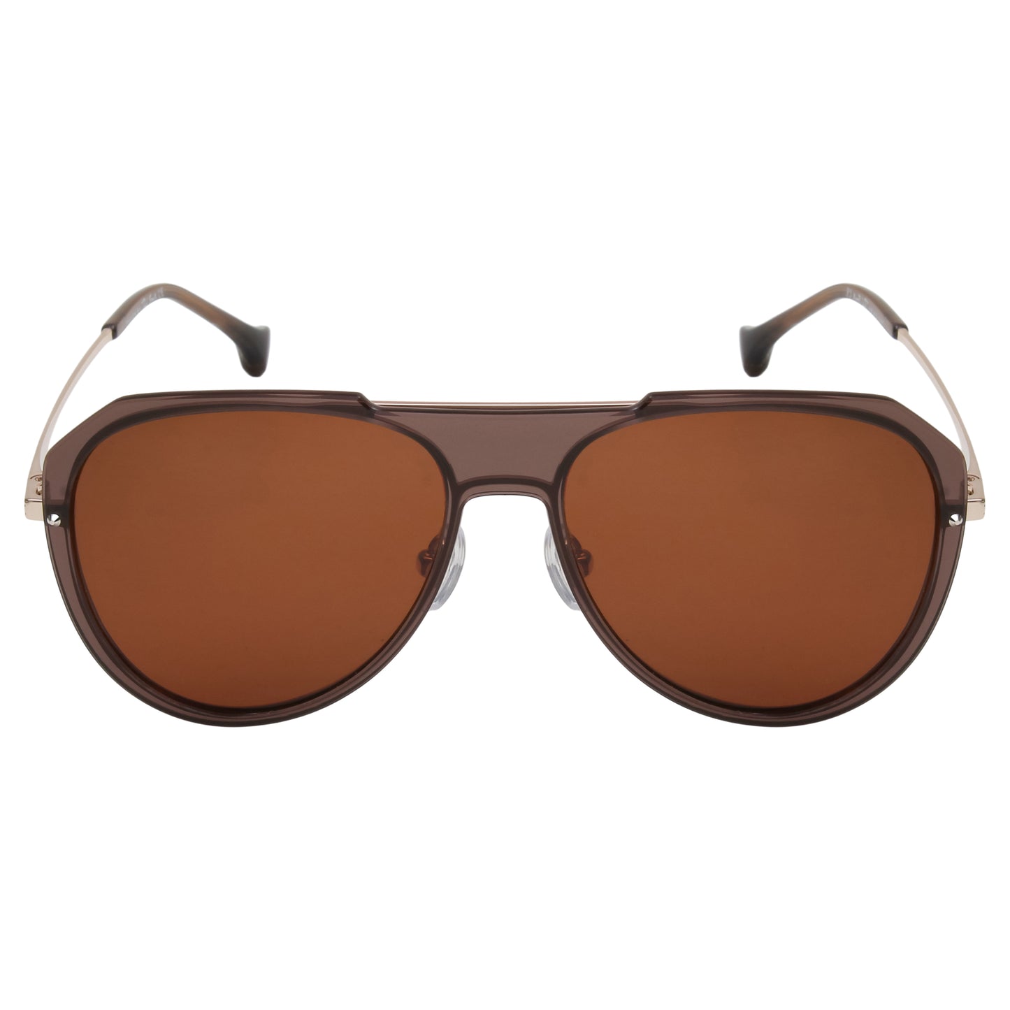 DITTA UNISEX AVIATOR METAL WITH TR90 SUNGLASSES WITH POLARIZED LENS BY TED SMITH (IN 8 COLORS)