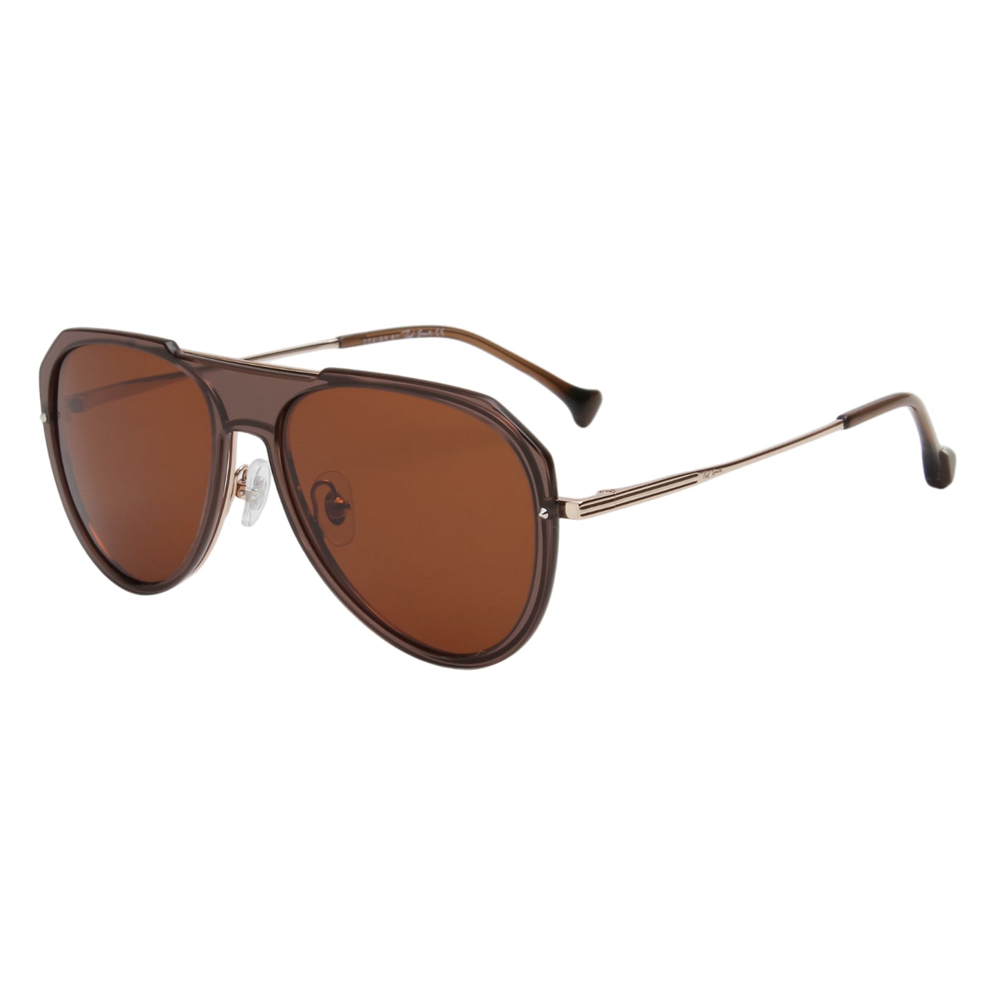 DITTA UNISEX AVIATOR METAL WITH TR90 SUNGLASSES WITH POLARIZED LENS BY TED SMITH (IN 8 COLORS)