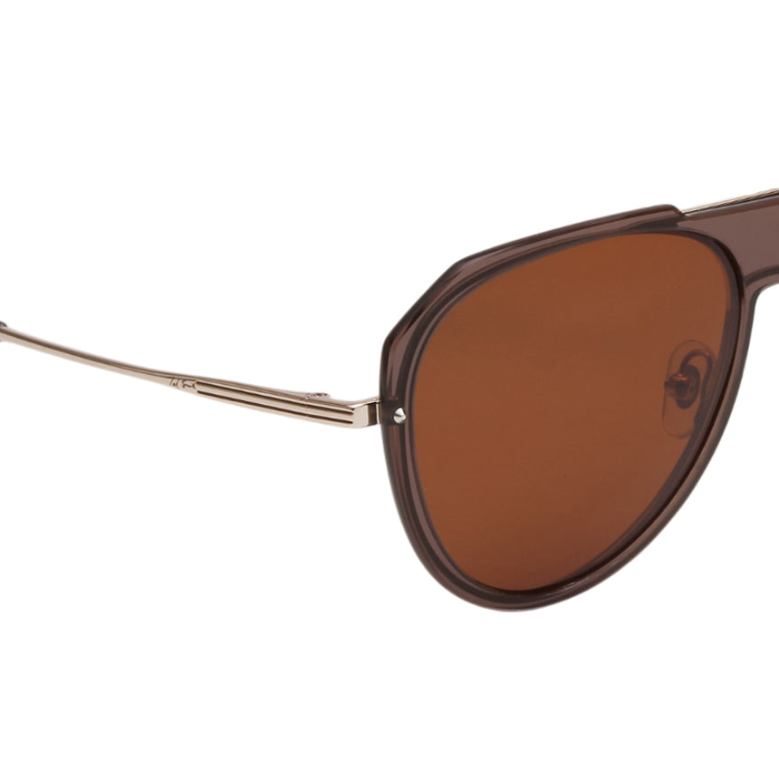 DITTA UNISEX AVIATOR METAL WITH TR90 SUNGLASSES WITH POLARIZED LENS BY TED SMITH (IN 8 COLORS)