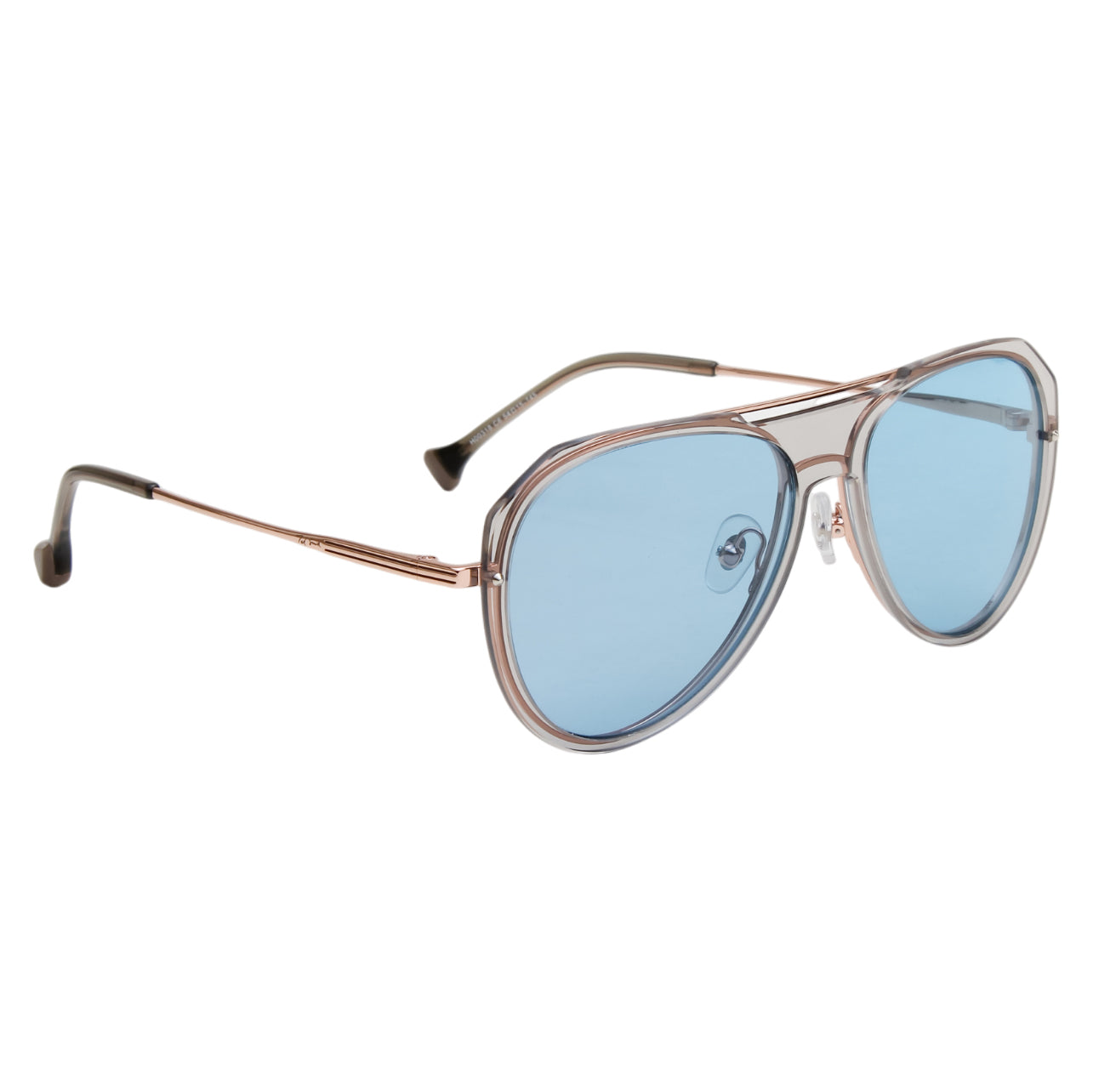 DITTA UNISEX AVIATOR METAL WITH TR90 SUNGLASSES WITH POLARIZED LENS BY TED SMITH (IN 8 COLORS)