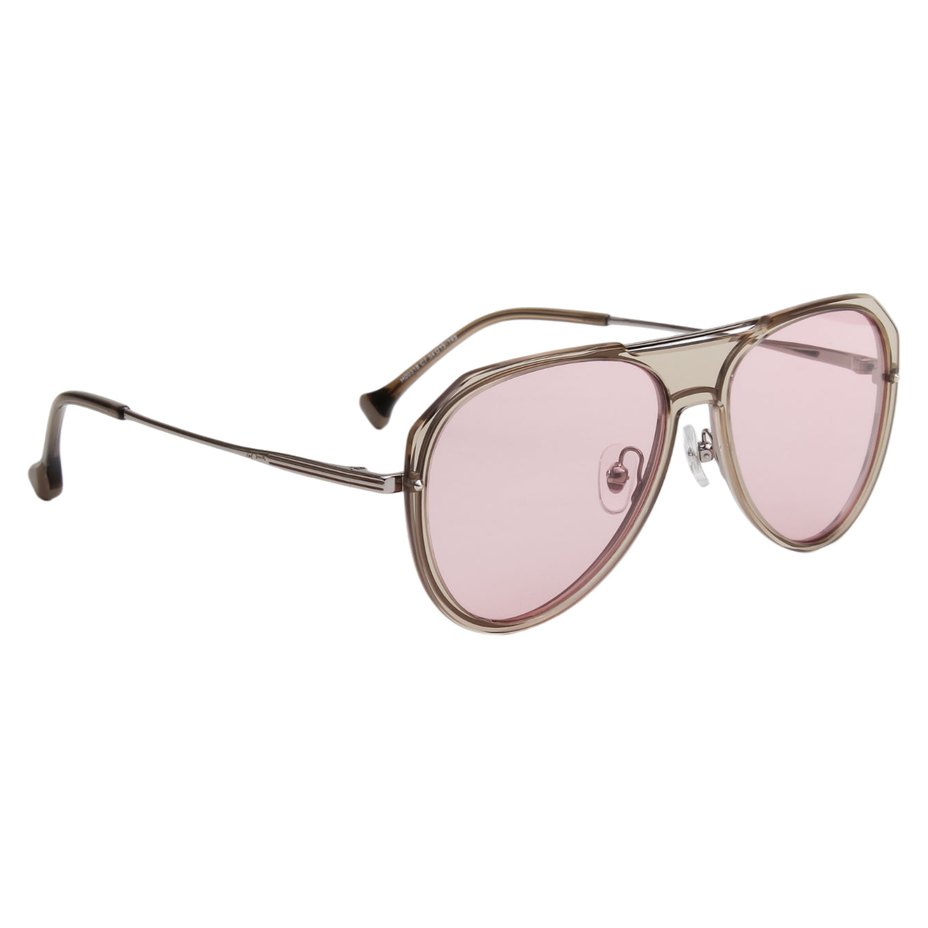 DITTA UNISEX AVIATOR METAL WITH TR90 SUNGLASSES WITH POLARIZED LENS BY TED SMITH (IN 8 COLORS)