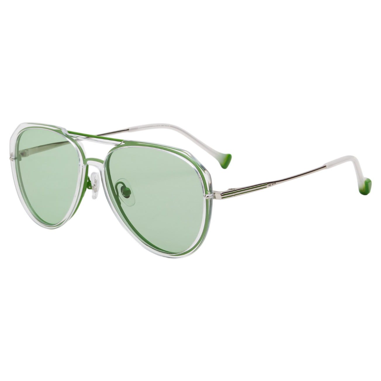 DITTA UNISEX AVIATOR METAL WITH TR90 SUNGLASSES WITH POLARIZED LENS BY TED SMITH (IN 8 COLORS)