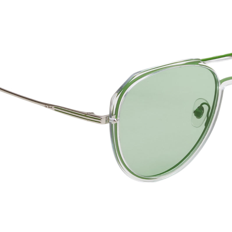 DITTA UNISEX AVIATOR METAL WITH TR90 SUNGLASSES WITH POLARIZED LENS BY TED SMITH (IN 8 COLORS)