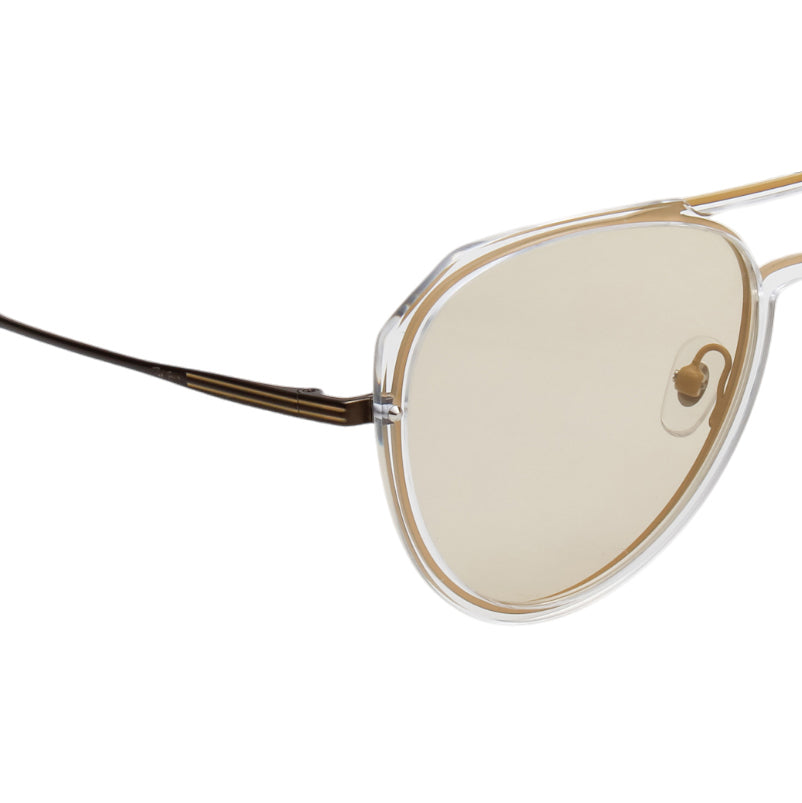 DITTA UNISEX AVIATOR METAL WITH TR90 SUNGLASSES WITH POLARIZED LENS BY TED SMITH (IN 8 COLORS)