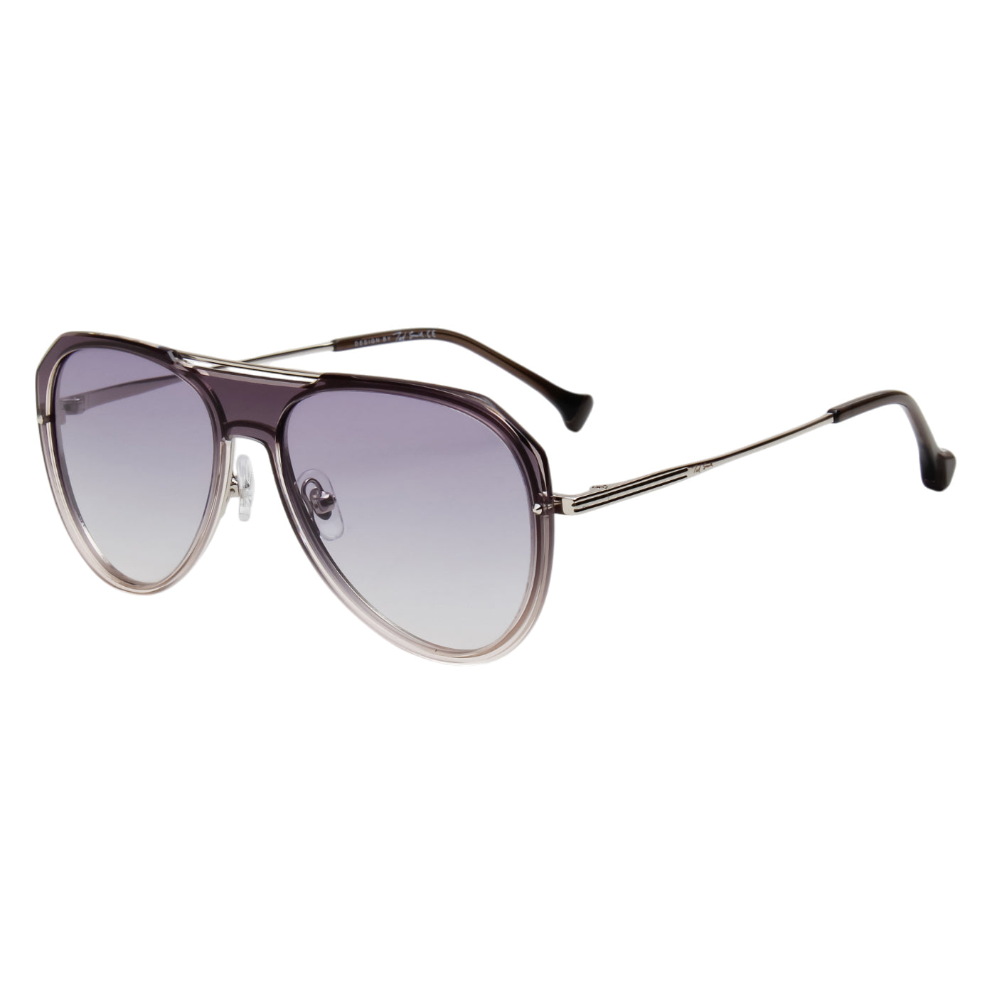DITTA UNISEX AVIATOR METAL WITH TR90 SUNGLASSES WITH POLARIZED LENS BY TED SMITH (IN 8 COLORS)
