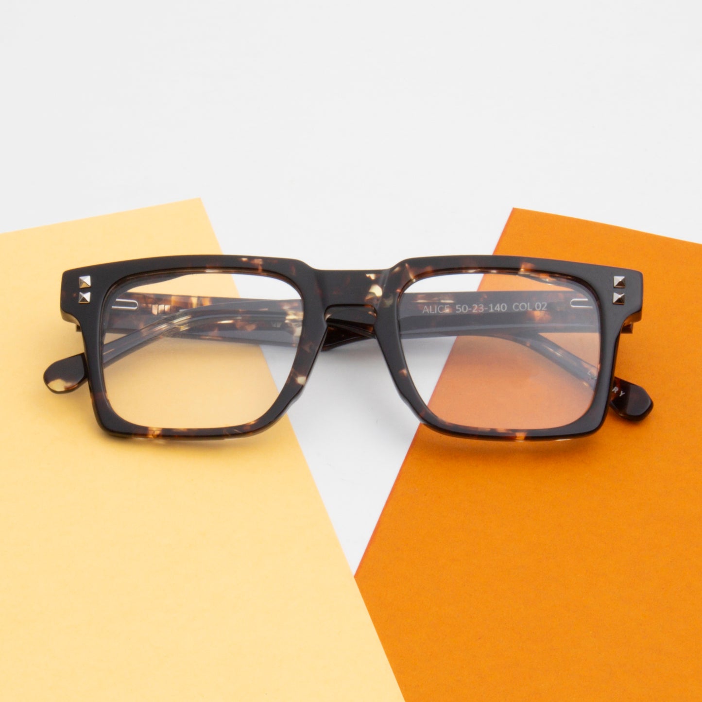 ALICE UNISEX SQUARE ACETATE COMPUTER GLASSES (IN 4 COLORS)