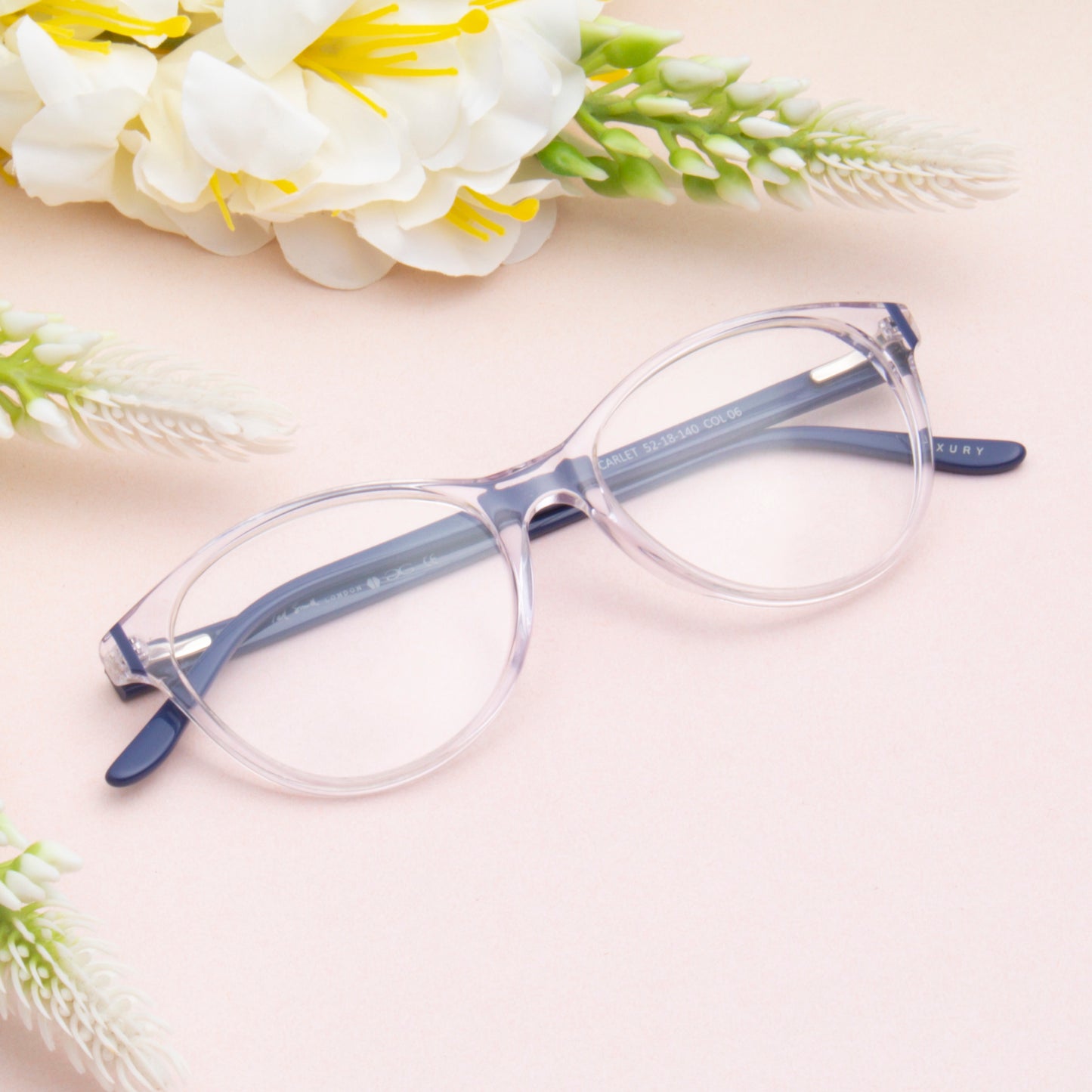 SCARLET WOMEN CAT EYE ACETATE COMPUTER GLASSES (IN 6 COLORS)