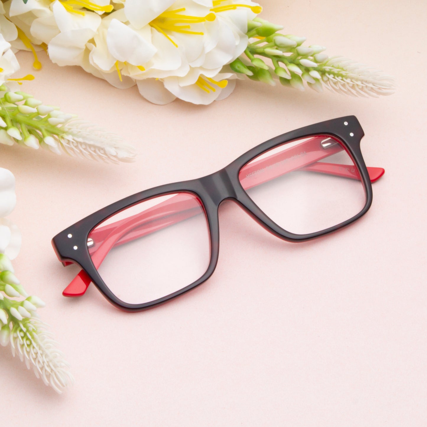 HESTON 1.0 UNISEX SQUARE ACETATE COMPUTER GLASSES (IN 5 COLORS)