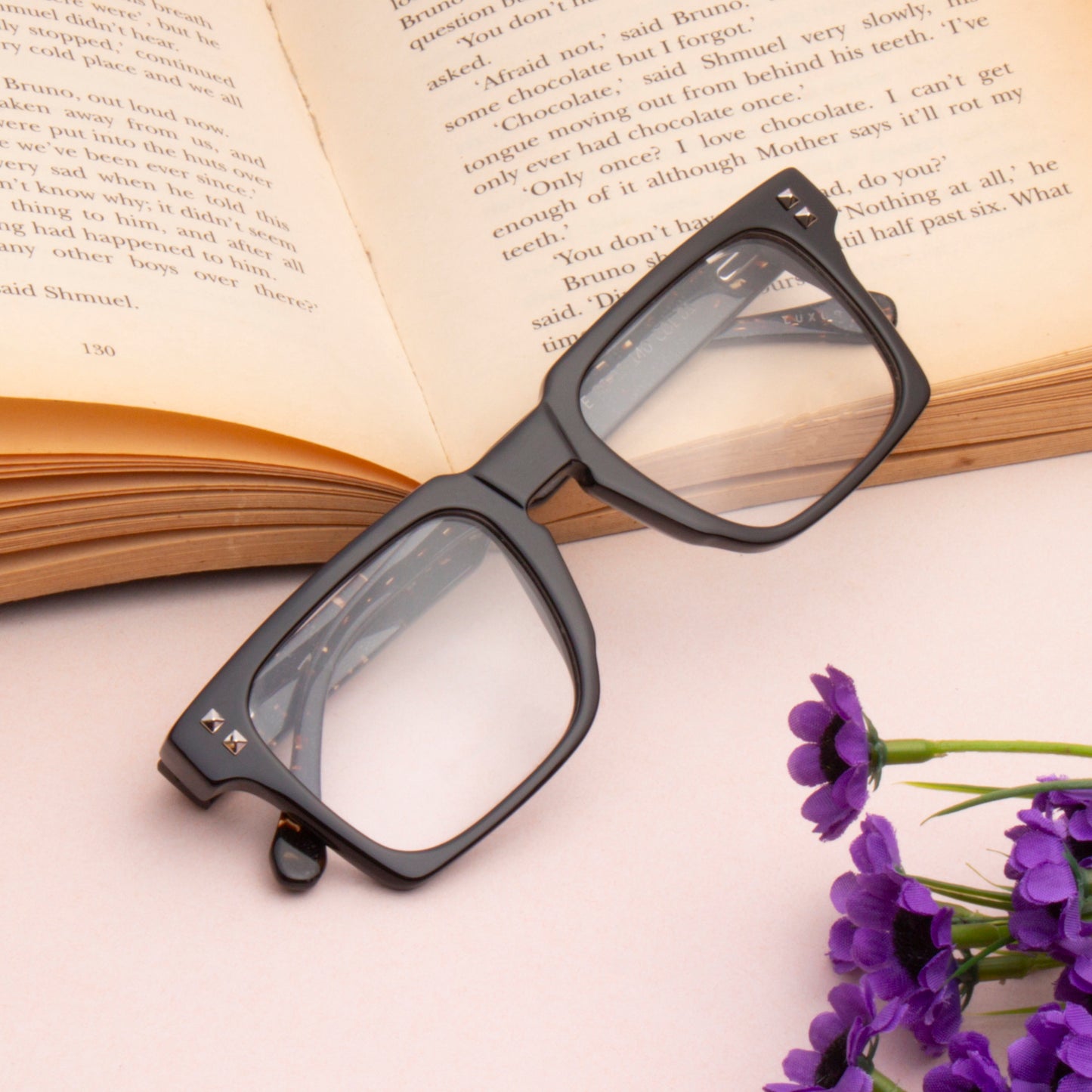 ALICE UNISEX SQUARE ACETATE COMPUTER GLASSES (IN 4 COLORS)