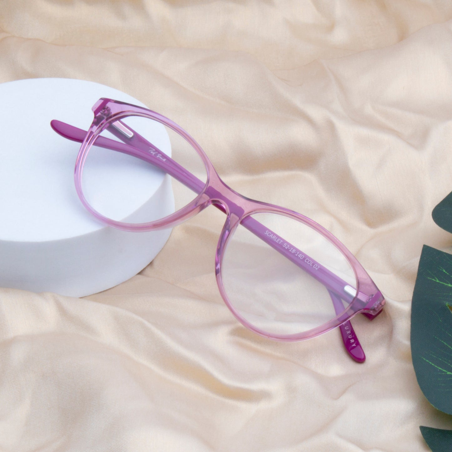 SCARLET WOMEN CAT EYE ACETATE COMPUTER GLASSES (IN 6 COLORS)