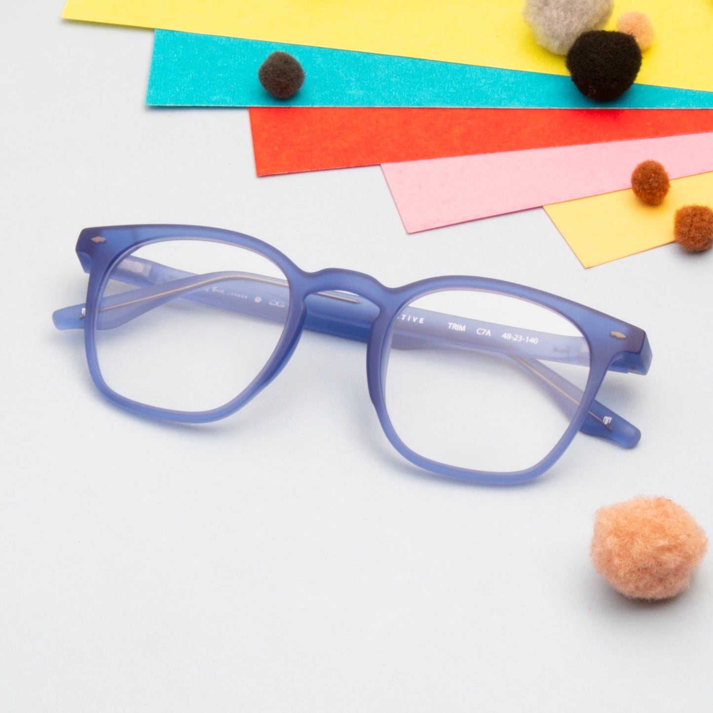 TRIM UNISEX SQUARE COMPUTER GLASSES (IN 5 COLORS)
