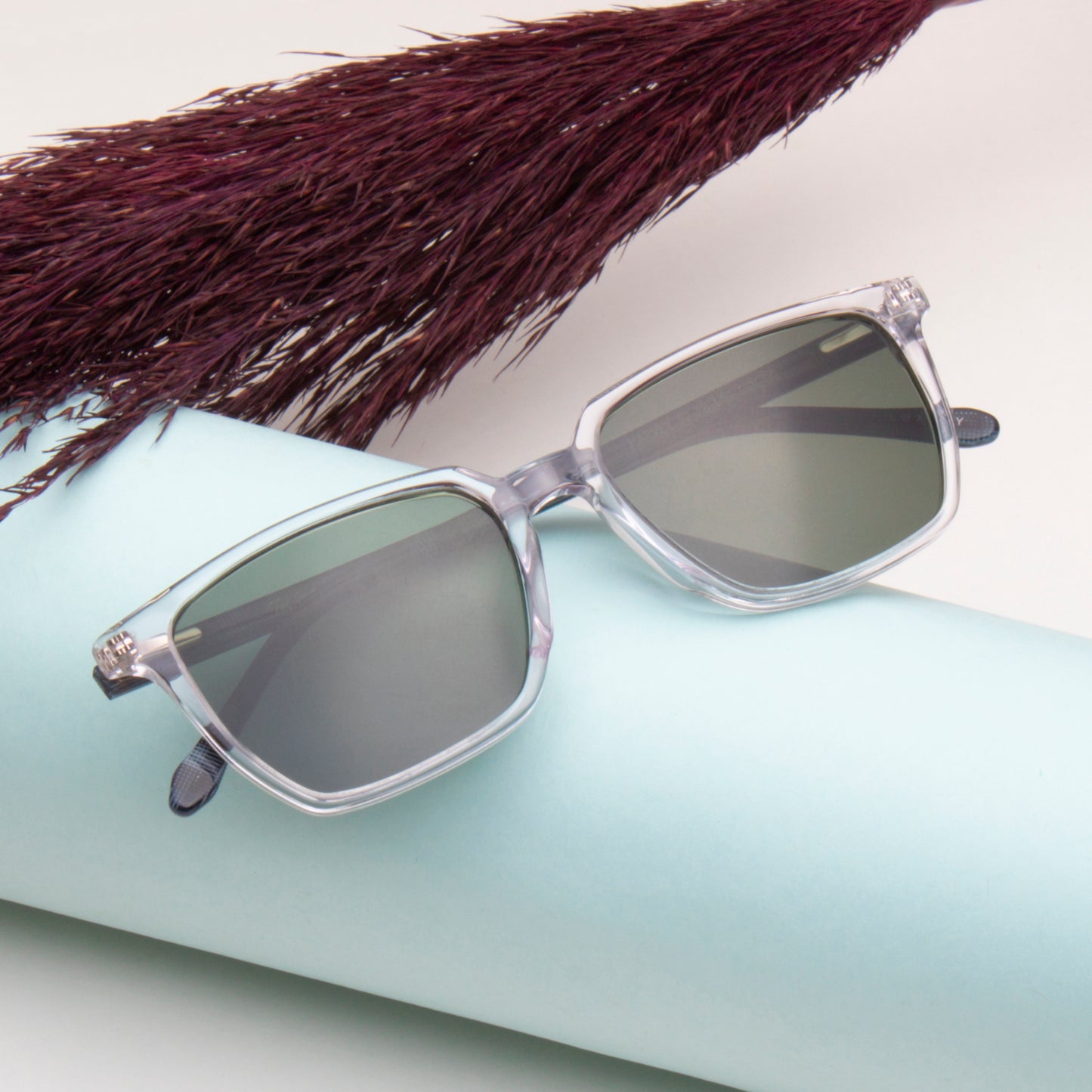 SUN-HARVEY UNISEX WAYFARER ACETATE SUNGLASSES WITH POLARIZED LENS BY TED SMITH (IN 6 COLORS)