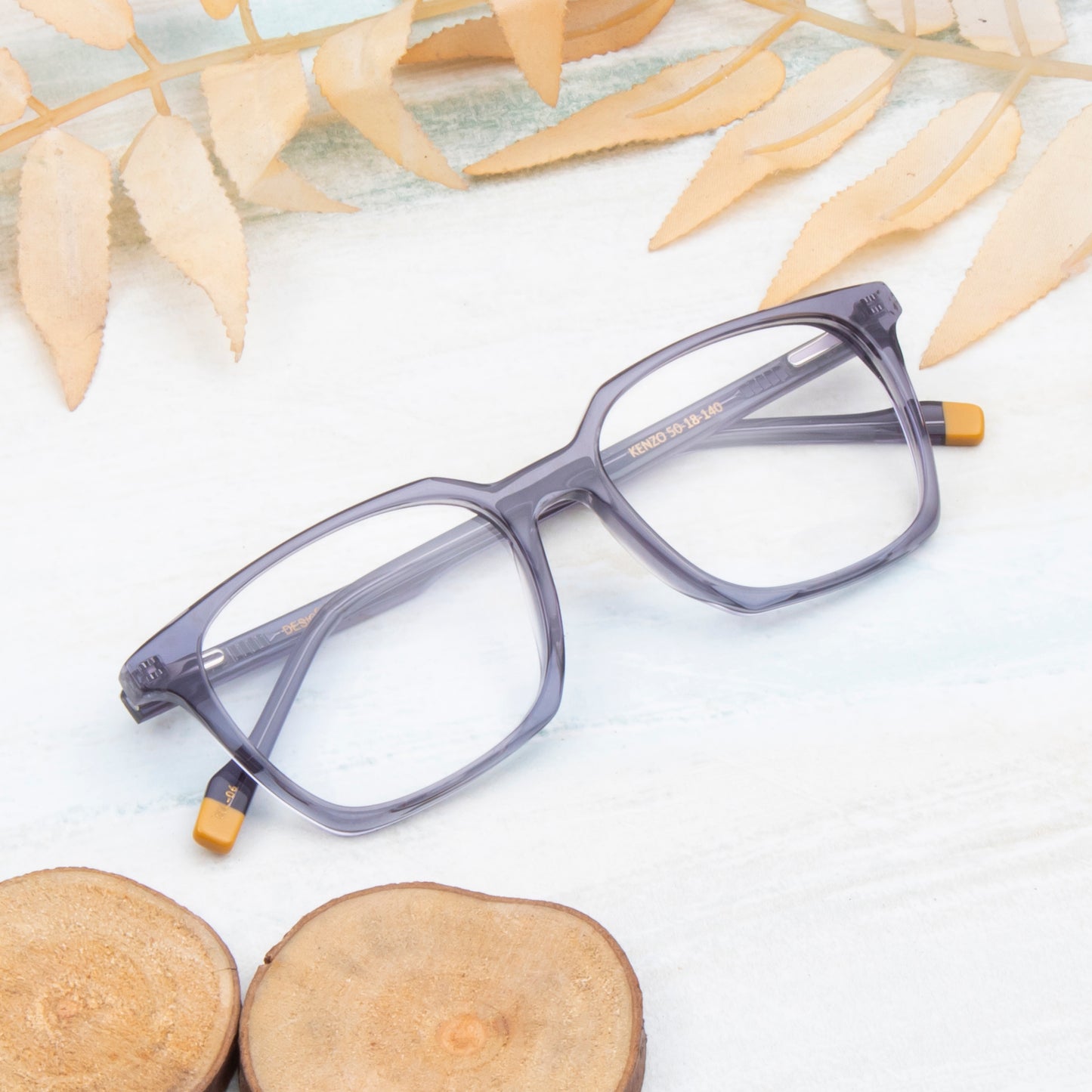 KENZO UNISEX SQUARE ACETATE COMPUTER GLASSES (IN 6 COLORS)