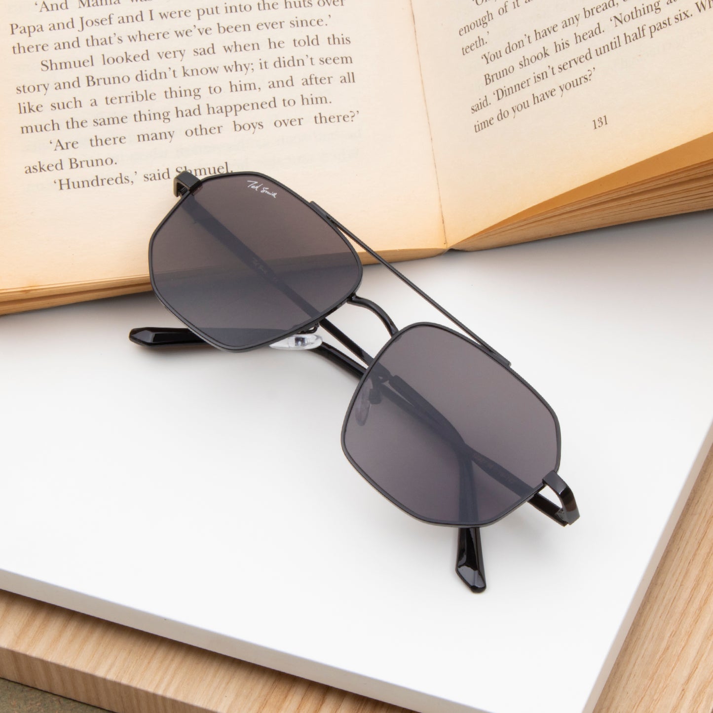 MIKE BLACK AVIATOR SUNGLASSES | EDGY AVIATOR