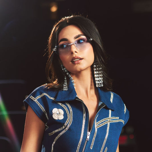 SKYLINE | RIMLESS SUNGLASSES BY TED SMITH  (IN 5 COLOURS)