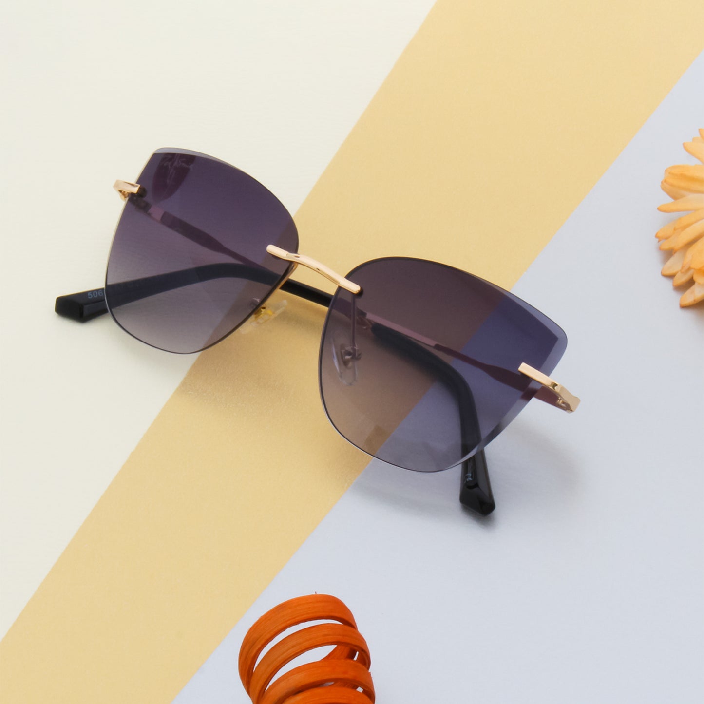 SPLASH WOMEN CAT-EYE METAL SUNGLASSES (IN 4 COLORS)