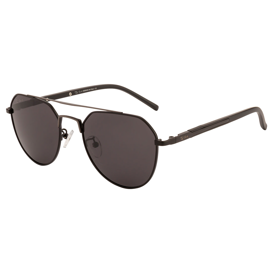 Scratch-Resistant Full-Rim Aviator Sunglasses