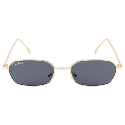 EYEZ UNISEX RECTANGLE METAL SUNGLASSES BY TED SMITH (IN 4 COLORS)