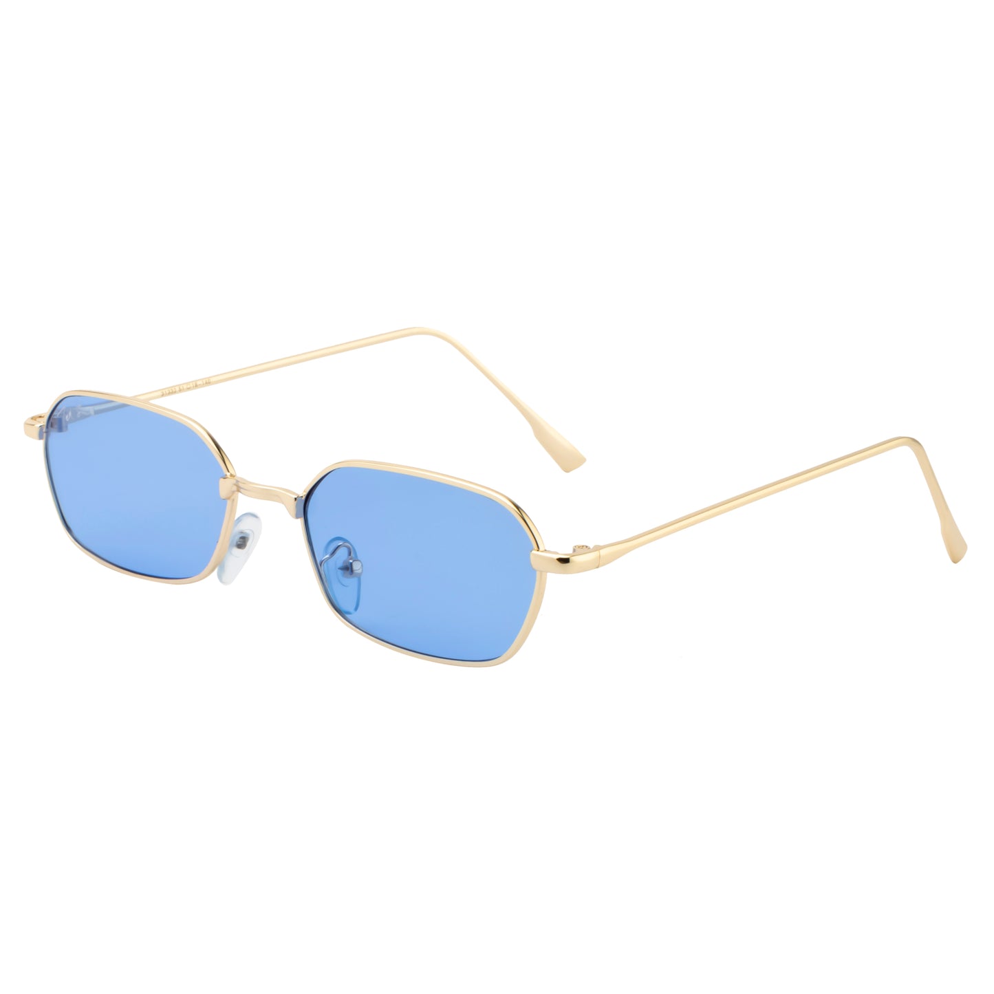 EYEZ UNISEX RECTANGLE METAL SUNGLASSES BY TED SMITH (IN 4 COLORS)