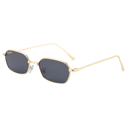 EYEZ UNISEX RECTANGLE METAL SUNGLASSES BY TED SMITH (IN 4 COLORS)