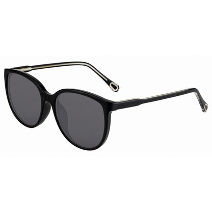 SUN-STACY UNISEX CAT-EYE ACETATE SUNGLASSES WITH POLARIZED LENS BY TED SMITH