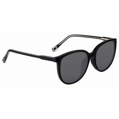 SUN-STACY UNISEX CAT-EYE ACETATE SUNGLASSES WITH POLARIZED LENS BY TED SMITH