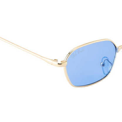 EYEZ UNISEX RECTANGLE METAL SUNGLASSES BY TED SMITH (IN 4 COLORS)