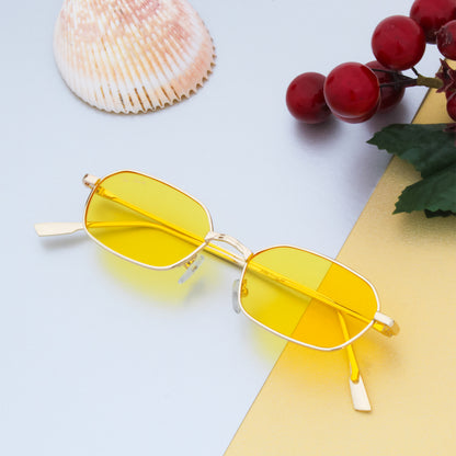 EYEZ UNISEX RECTANGLE METAL SUNGLASSES BY TED SMITH (IN 4 COLORS)