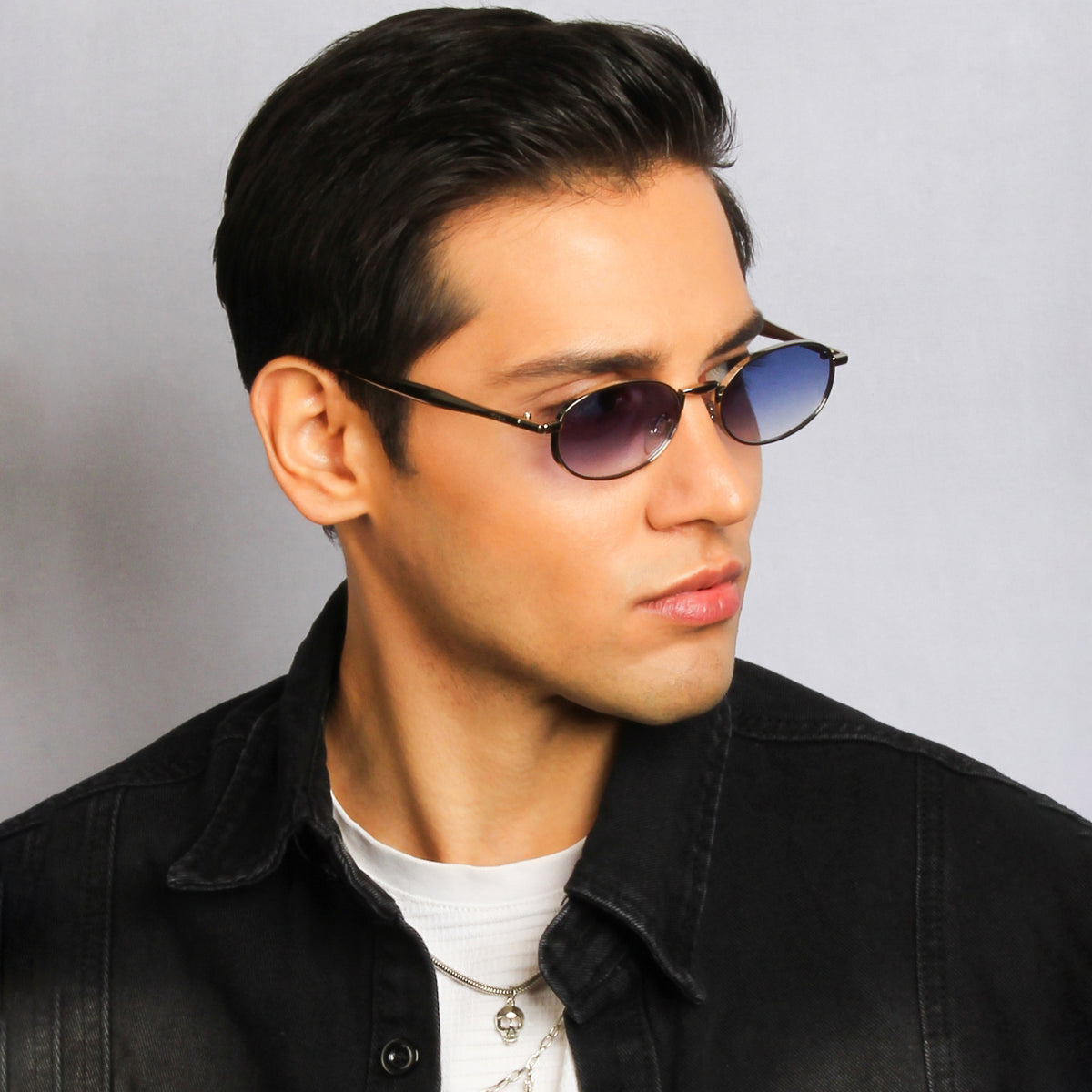 NOVA | OVAL FULL RIM METAL SUNGLASSES (IN 6 COLOURS)