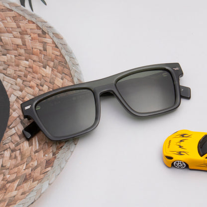 SUN-BOYD UNISEX SQUARE ACETATE SUNGLASSES WITH POLARIZED LENS BY TED SMITH (IN 6 COLORS)
