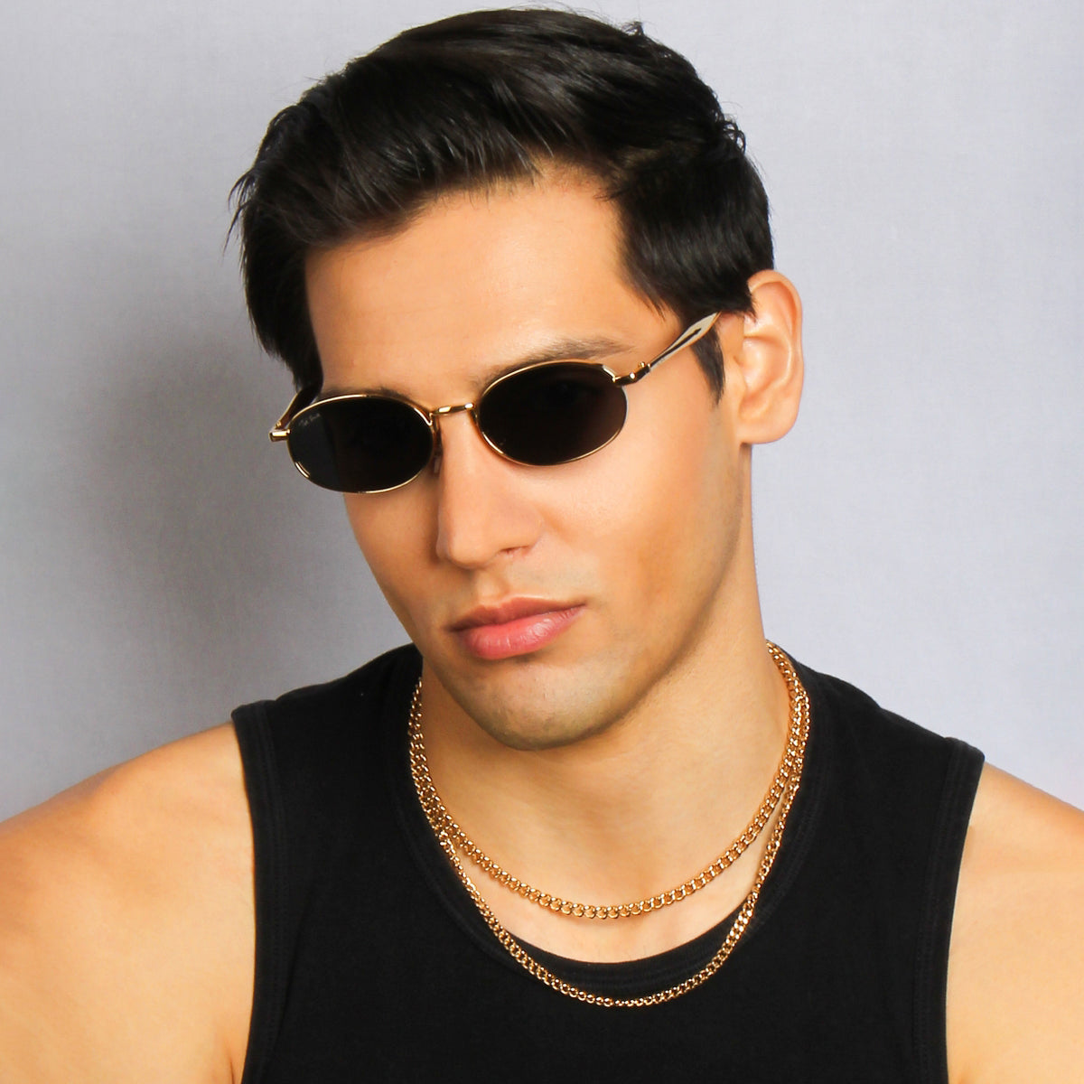 NOVA | OVAL FULL RIM METAL SUNGLASSES (IN 6 COLOURS)