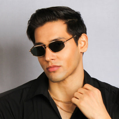 BEETLE | AVIATOR FULL RIM METAL SUNGLASSES (IN 4 COLOURS)