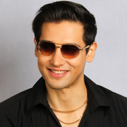 APOLLO | AVIATOR FULL RIM METAL SUNGLASSES (IN 6 COLOURS)