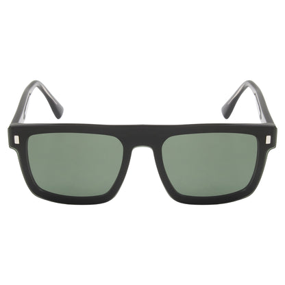 CLP-JADEN UNISEX SQUARE ACETATE CLIPON SUNGLASSES WITH POLARIZED LENS BY TED SMITH (IN 4 COLORS)