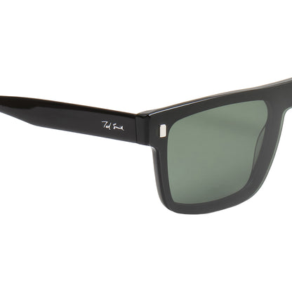 CLP-JADEN UNISEX SQUARE ACETATE CLIPON SUNGLASSES WITH POLARIZED LENS BY TED SMITH (IN 4 COLORS)