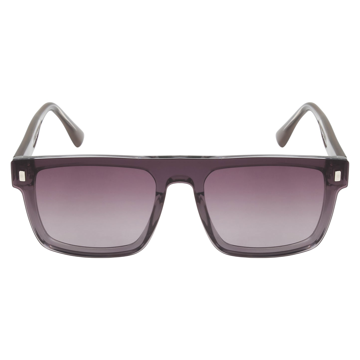 CLP-JADEN UNISEX SQUARE ACETATE CLIPON SUNGLASSES WITH POLARIZED LENS BY TED SMITH (IN 4 COLORS)