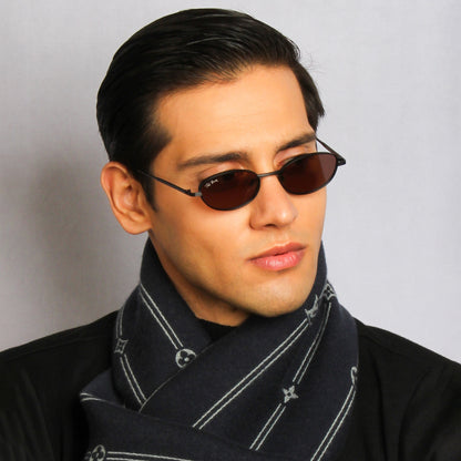 BLUNT | OVAL FULL RIM METAL SUNGLASSES (IN 4 COLOURS)