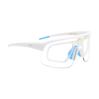 LINK UNISEX WRAP AROUND SPORTS GLASSES WITH PHOTOCHROMIC LENS BY TED SMITH (IN 3 COLORS)