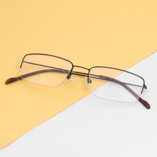 9010 UNISEX RECTANGLE METAL FRAMES BY TED SMITH (IN 4 COLORS)