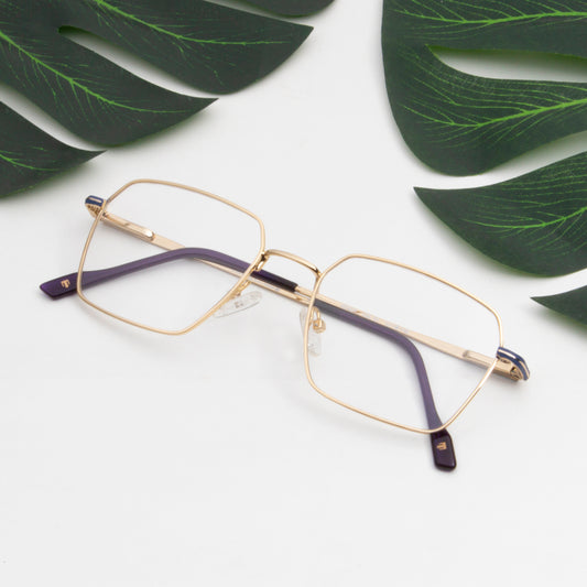 HENSY UNISEX SQUARE METAL COMPUTER GLASSES BY TED SMITH (IN 4 COLORS)