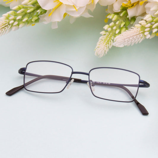 LIANN UNISEX RECTANGLE METAL COMPUTER GLASSES BY TED SMITH (IN 4 COLORS)