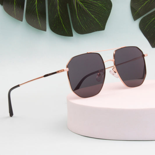 SUN-FINN UNISEX AVIATOR METAL SUNGLASSES WITH POLARIZED LENS BY TED SMITH (IN 4 COLORS)