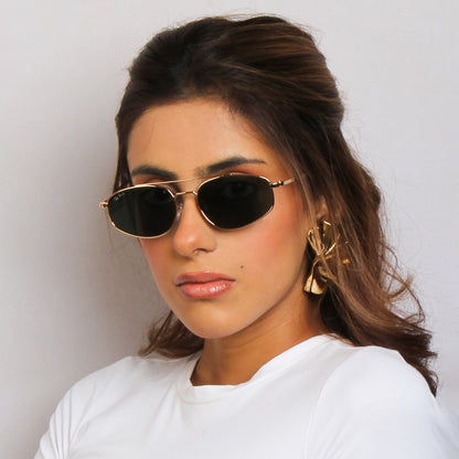 BEETLE | AVIATOR FULL RIM METAL SUNGLASSES (IN 4 COLOURS)
