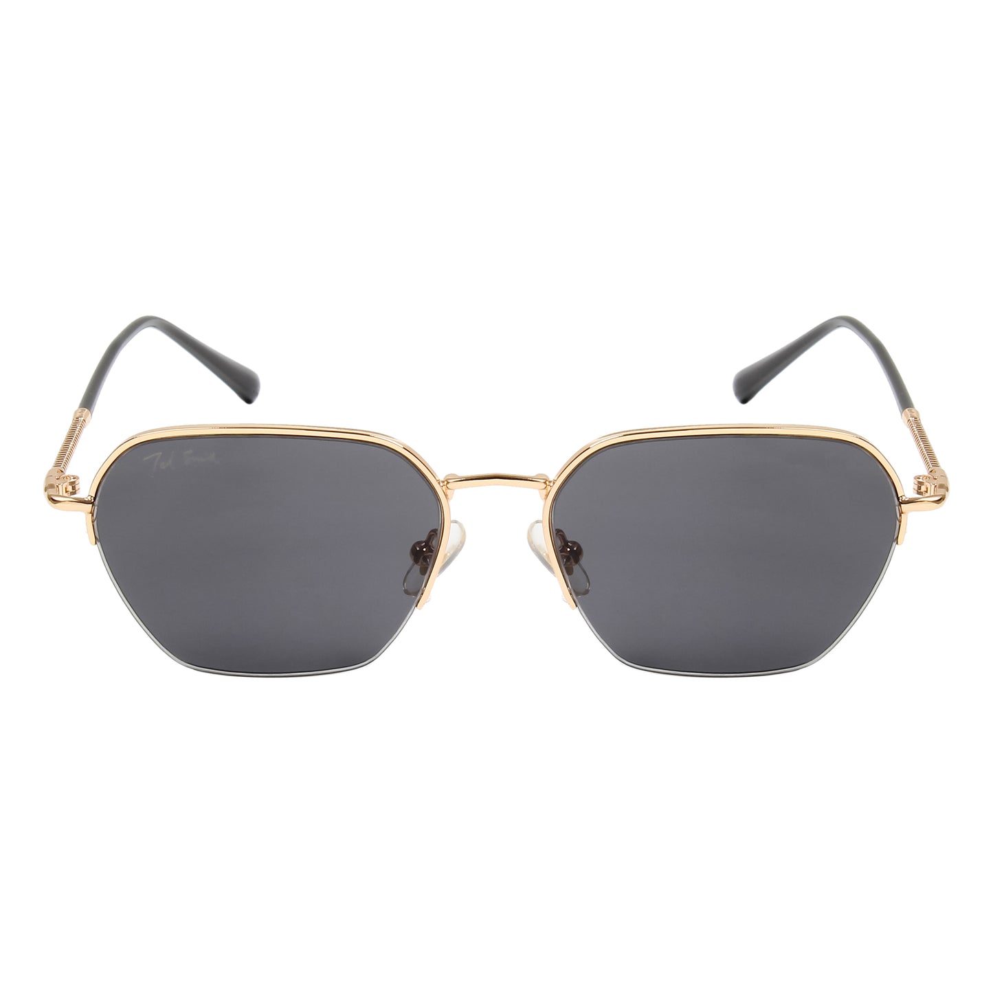 ACHLYS UNISEX SQUARE METAL SUNGLASSES BY TED SMITH (IN 2 COLORS)