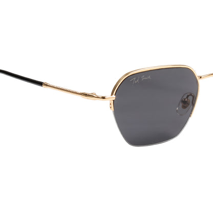 ACHLYS UNISEX SQUARE METAL SUNGLASSES BY TED SMITH (IN 2 COLORS)