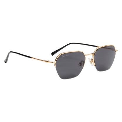 ACHLYS UNISEX SQUARE METAL SUNGLASSES BY TED SMITH (IN 2 COLORS)