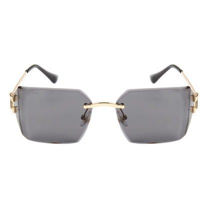 CAELAN UNISEX RECTANGLE METAL SUNGLASSES BY TED SMITH (IN 4 COLORS)