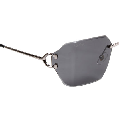 CAELAN UNISEX RECTANGLE METAL SUNGLASSES BY TED SMITH (IN 4 COLORS)