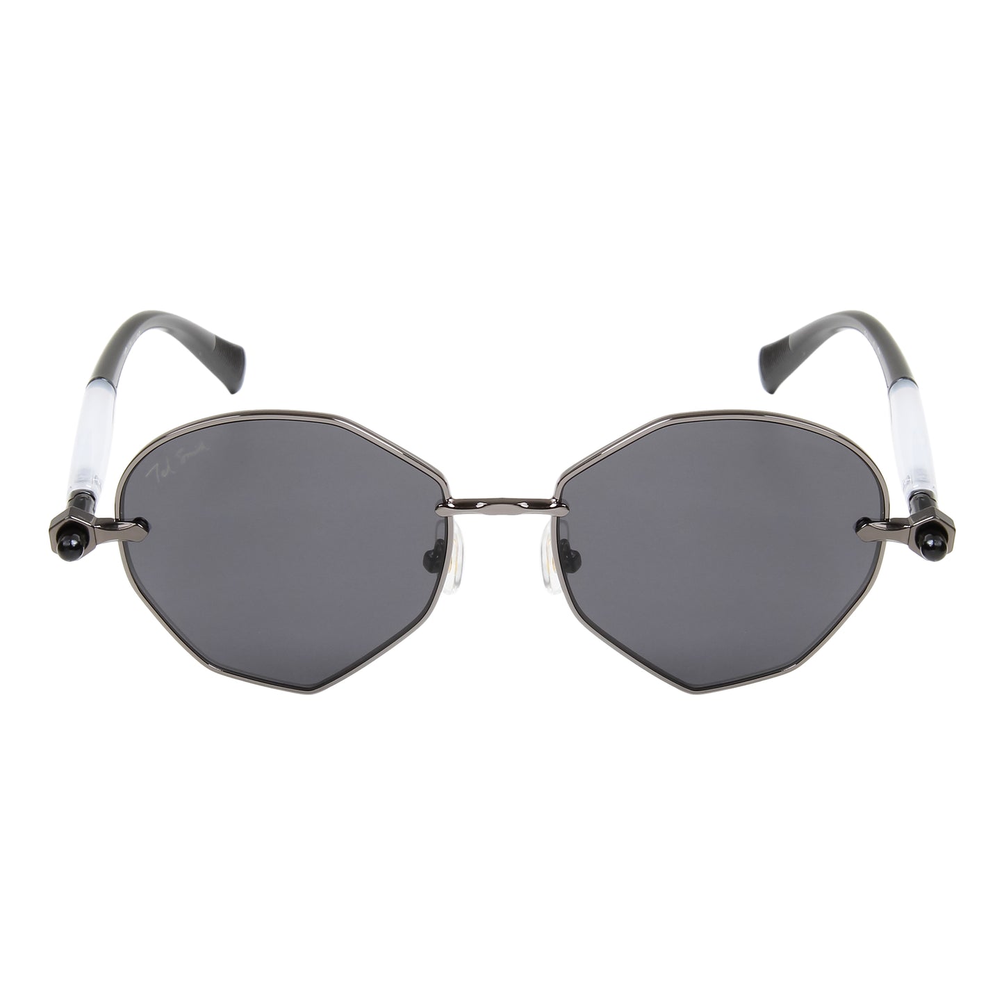 MELANIE UNISEX OVAL METAL SUNGLASSES BY TED SMITH (IN 4 COLORS)