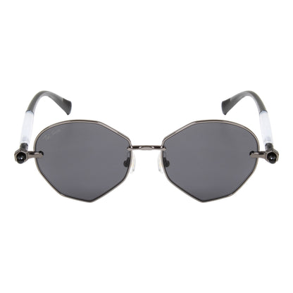 MELANIE UNISEX OVAL METAL SUNGLASSES BY TED SMITH (IN 4 COLORS)